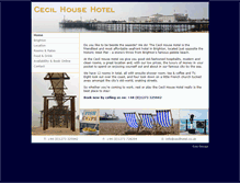 Tablet Screenshot of cecilhotel.co.uk