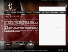 Tablet Screenshot of cecilhotel.gr